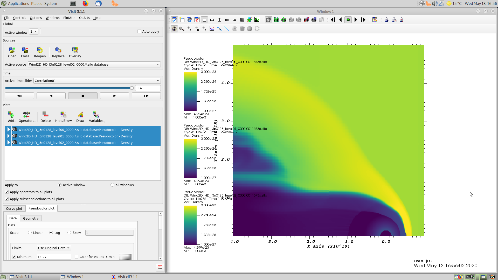 2D wind simulation