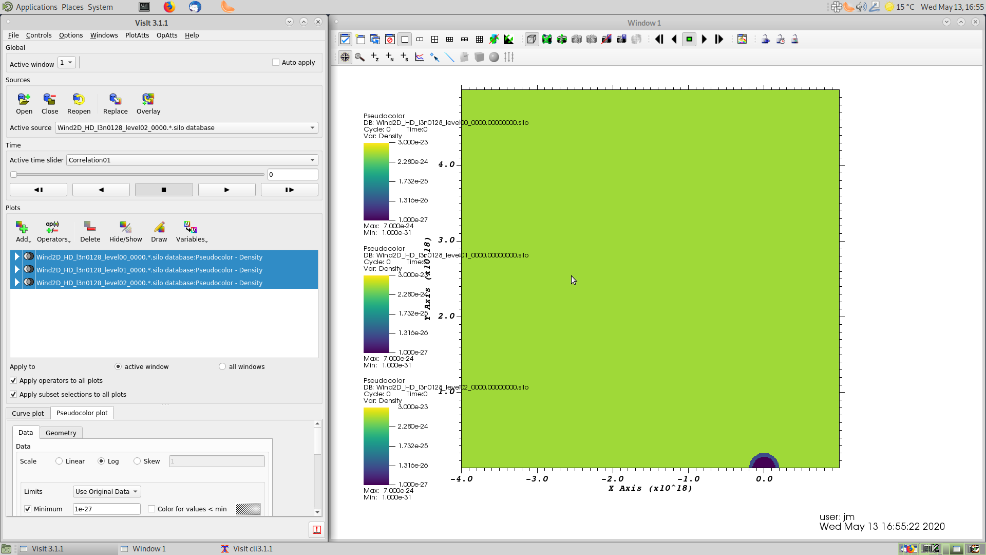 initial conditions for 2D wind simulation